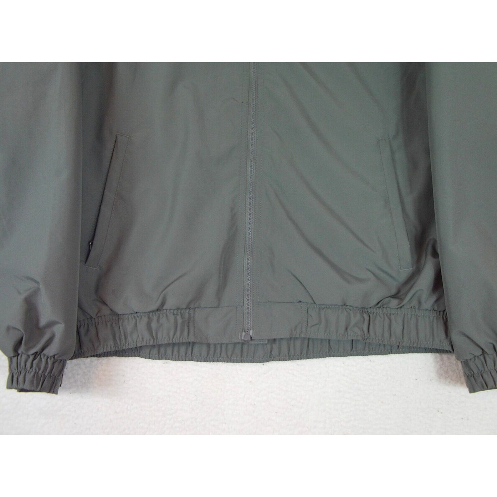 Magellan‎ Jacket Hood Softshell Zip Front Pockets Fleece Lined Gray Size Large - Picture 15 of 16